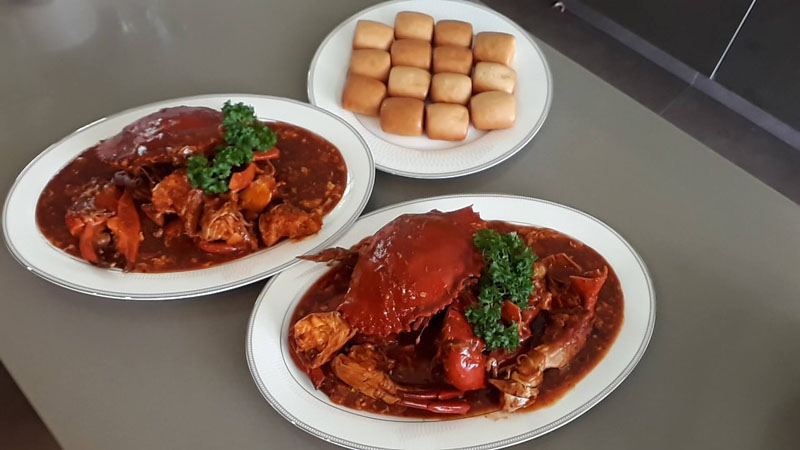 Chili Crab and Buns (private function)